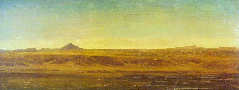 Albert Bierstadt On the Plains oil painting image